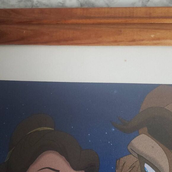 Beauty and the Beast Lithograph Picture Frame - Picture 3 of 8